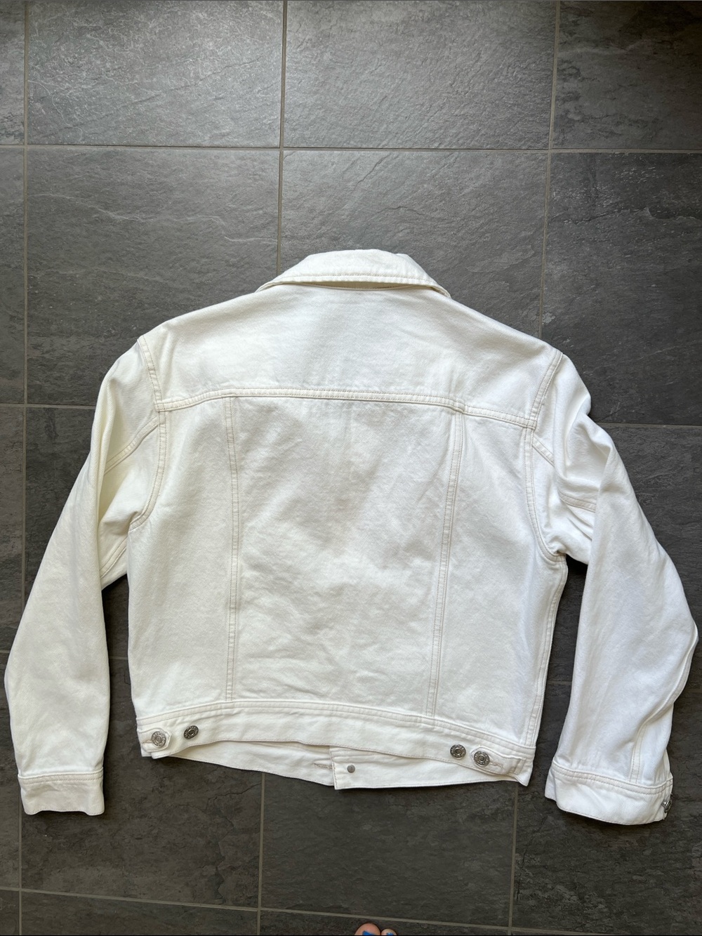 Fabulous AYR White Denim Jacket - Picture 5 of 5